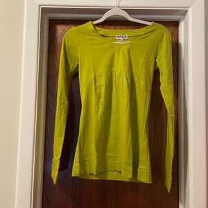 Ethos-Brand New long sleeve top-size small-color-Bamboo Fern